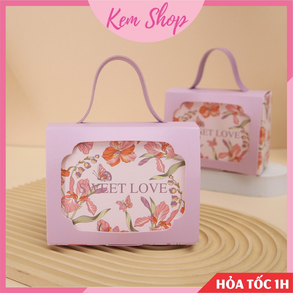 Hộp giấy đựng quà tặng, hộp đựng quà cưới - Kemshop K6