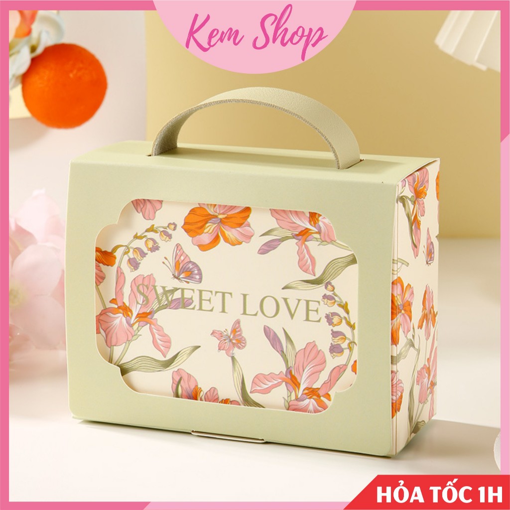 Hộp giấy đựng quà tặng, hộp đựng quà cưới - Kemshop K6