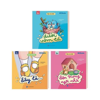 Sách - Combo Đọc và chơi - Cho trẻ từ 2 tuổi - Phân loại lẻ/combo tùy chọn
