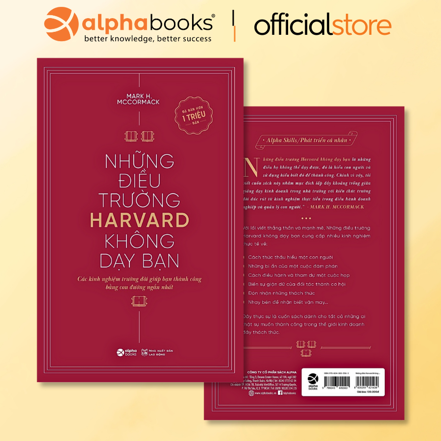 Sách - Những Điều Trường Havard Không Dạy Bạn - Các Kinh Nghiệm Trường Đời Giúp Bạn Thành Công Bằng Con Đường Ngắn Nhất