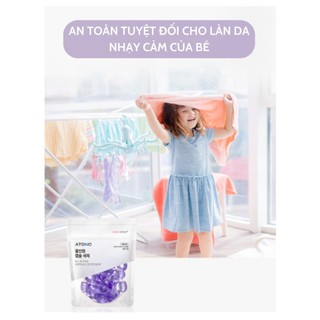 Viên giặt Atono2 All in one cho bé và gia đình, an toàn, hương thơm dịu nhẹ, gói 30 viên