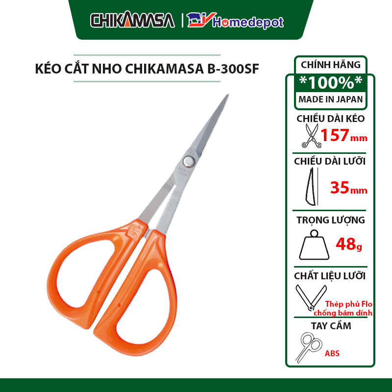 Kéo cắt nho Nhật Bản Chikamasa B-300SF
