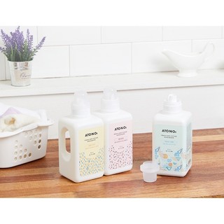 Nước giặt, nước xả cao cấp thuần chay ATONO2, thành phần tự nhiên, pH trung tính, an toàn cho trẻ từ sơ sinh 1000ml