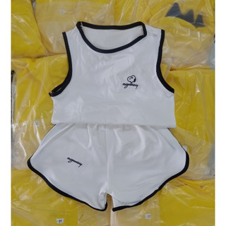 06- Set Bộ ba lỗ SNOOPY cotton dễ thương cho bé , quần áo  bộ mặc hè bé trai bé gái