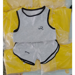 06- Set Bộ ba lỗ SNOOPY cotton dễ thương cho bé , quần áo  bộ mặc hè bé trai bé gái