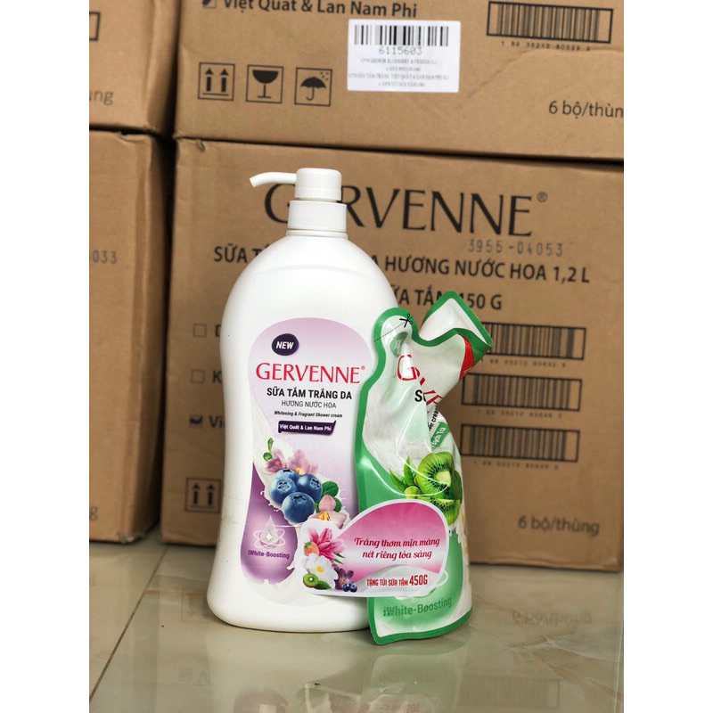 Sữa Tắm Hương Nước Hoa Gervenne 900g