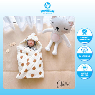 Chăn Ủ Xô Oganic Chần Bông Chéri Cao Cấp Cho Bé | Minizon Kids
