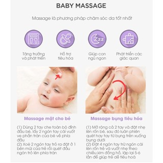 Dầu massage thuần chay cho bé Atono2 Relaxing Aroma oil giúp tăng cường độ ẩm, dưỡng da sáng 150ml