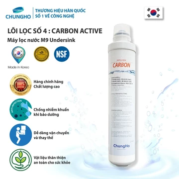 Lõi lọc nước số 4 cho máy lọc nước để gầm Chungho M9 Undersink