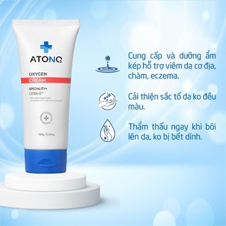 Kem dưỡng ẩm hữu cơ cho bé Atono2 Oxygen Cream dành cho da khô ngứa Made in Korea 160g