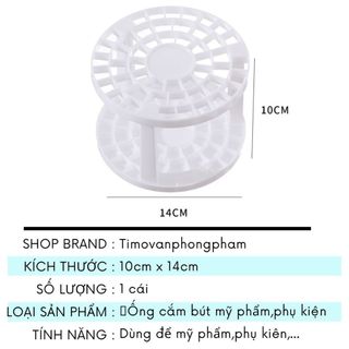 Hộp Đựng Cọ Trang Điểm Ống Bút Để Bàn Decor Trang Trí Timo DDT39