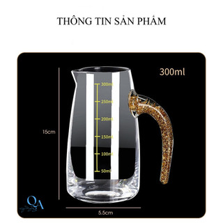 Bộ Ly Mắt Trâu 24K | Bộ 6 Ly Rượu Kèm Bình Rót Pha Lê, 24K kèm hộp quà tặng đẹp