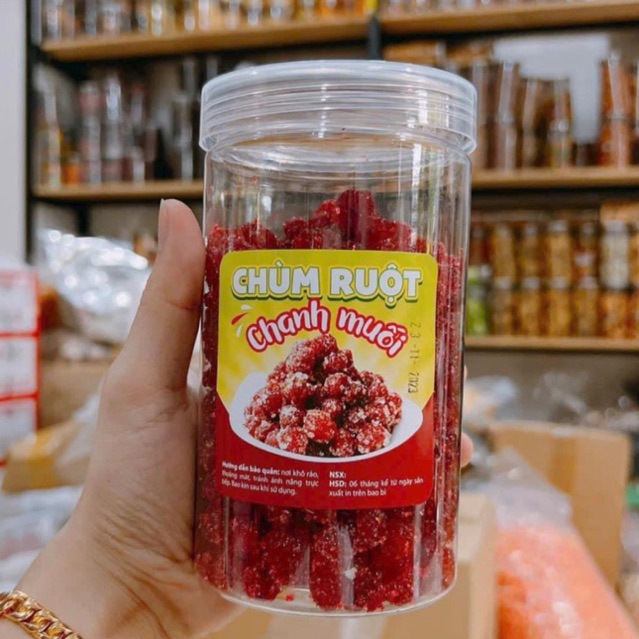 Chùm Ruột Chanh Muối Ớt Loại 1- 1Hộp 500gr