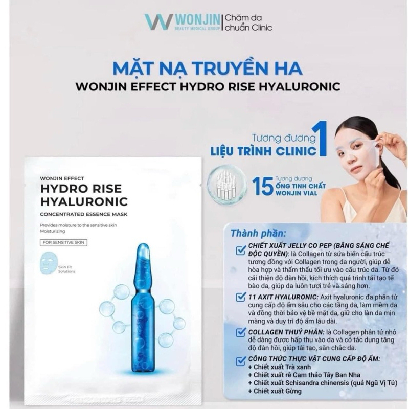 [HÀNG CÔNG TY CÓ TEM PHỤ] MẶT NẠ WONJIN EFFECT MẪU MỚI NHẤT