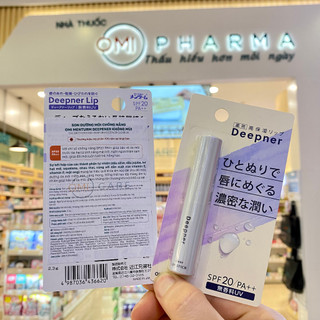 Son Dưỡng Môi Chống Nắng Omi Menturm Deepener Không Mùi Nhật Bản (2.3g/thỏi)