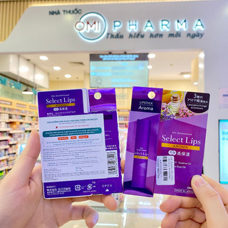 [Date 1/7/2026] Son Dưỡng Môi Omi Select Tinh Dầu Thơm Nhật Bản (4g/thỏi)
