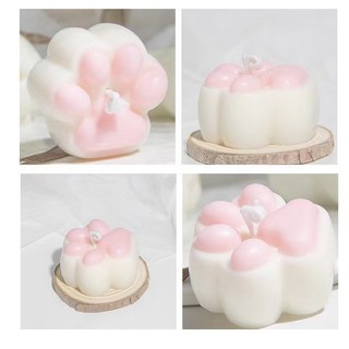 Nến thơm hình chân cún xinh xắn nhiều màu dùng làm quà tặng sinh nhật, quà valentine, quà noel, tốt nghiệp