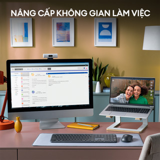 Bàn phím không dây Logitech K950 Signature Slim - Kết nối đa thiết bị, Gõ yên tĩnh, Bluetooth