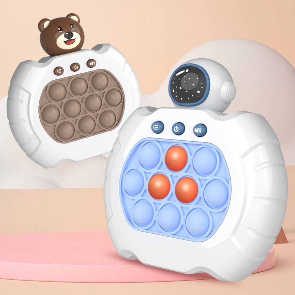 Máy Chơi Điện Tử Pop It,bopit Thế Hệ Mới Đồ Chơi Bóp Bóp Hình cua  Có Nhạc có đèn