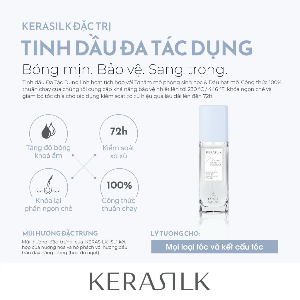 Tinh Dầu Dưỡng Tóc Đa Tác Dụng Goldwell Kerasilk Multi-Benefit Hair Oil 50ML | Shopee Việt Nam