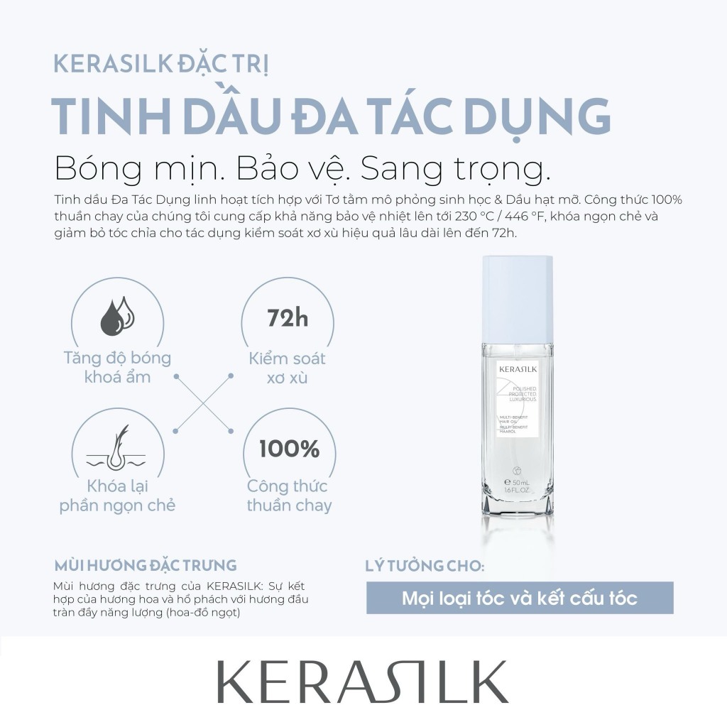 Tinh Dầu Dưỡng Tóc Đa Tác Dụng Goldwell Kerasilk Multi-Benefit Hair Oil  50ML | Shopee Việt Nam