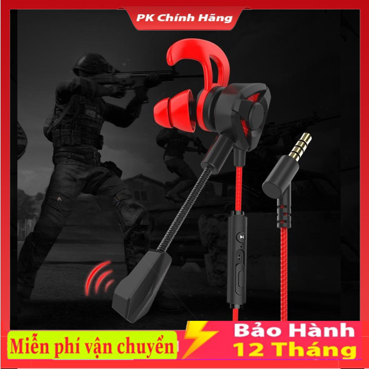 Tai nghe gaming G60 có mic rời cho điện thoại, tai nghe chơi game PUBG ...