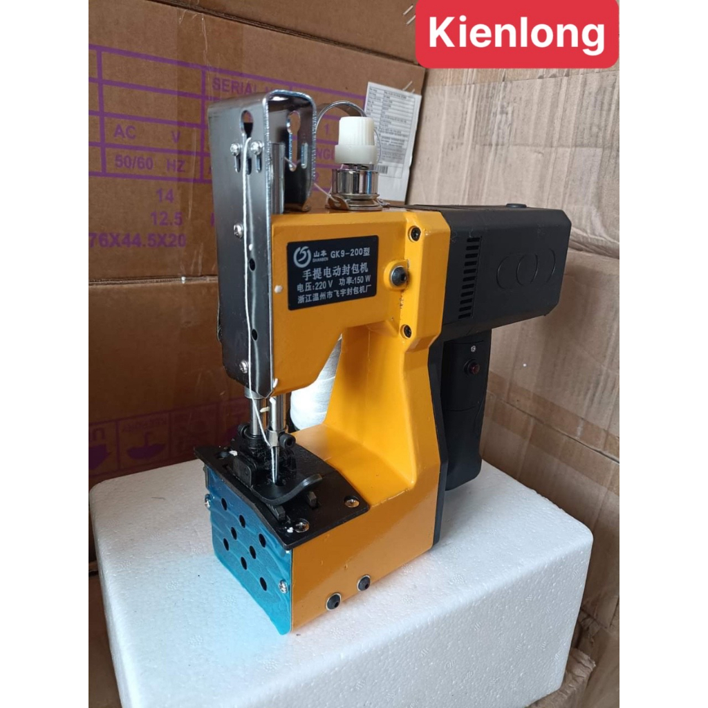 Máy May Bao Bì GK9-200 SHENGBEN – Máy Khâu Bao Cầm Tay Chính Hãng, Bền Bỉ, Dễ Sử Dụng, Tặng Vỉ Kim & 1 Cuộn Chỉ Phụ Kiện