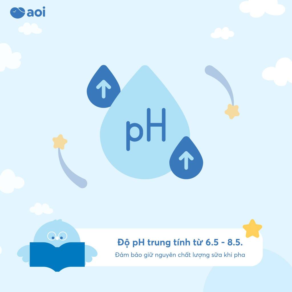 Nước thanh khiết pha sữa Aoi giữ trọn vẹn dưỡng chất, dung tích 350ml, 500ml, 1500ml