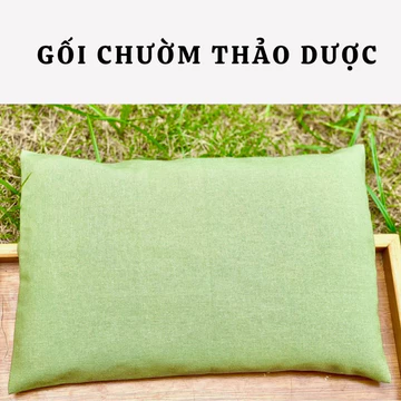GỐI CHƯỜM nóng thảo dược AN CỐT NAM - Túi chườm thảo dược cổ gáy - Gối chườm giảm đau bụng kinh- lưu thông kinh lạc .