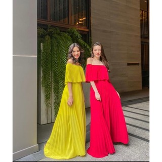 🔥Maxi trễ vai dập ly du lich biển Hè, freesize dễ mặc