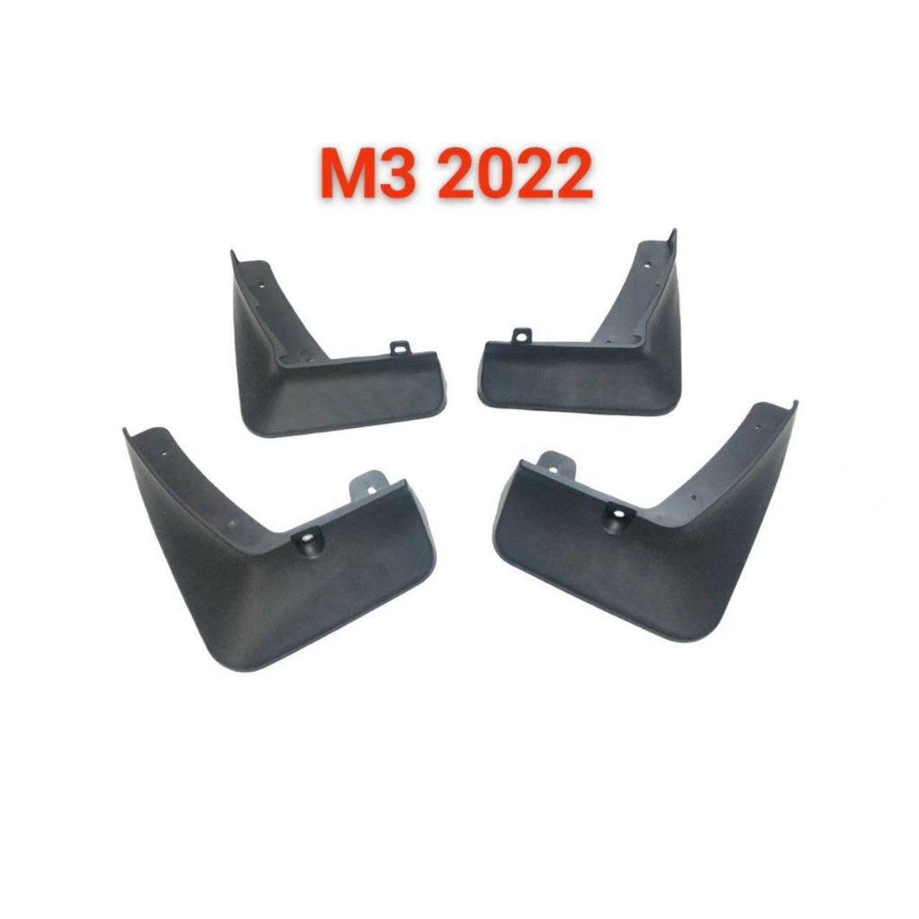 Chắn bùn bánh ô tô Mazda 3 2014-2022, bộ chắn bùn 4 bánh xe, Nhựa dẻo bền bỉ