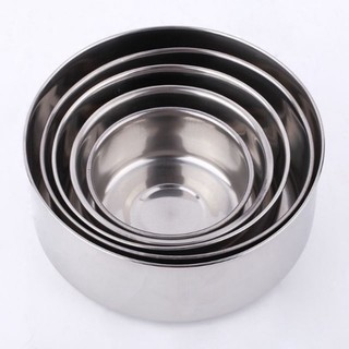 Combo 5 Bát Inox có nắp đậy Đậy