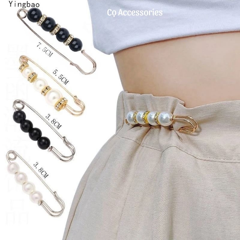 Ghim Cài Thắt Eo Lưng Điều Chỉnh Độ Rộng Quần Áo Phong Cách Hàn Quốc Phụ Kiện Nữ Empoli