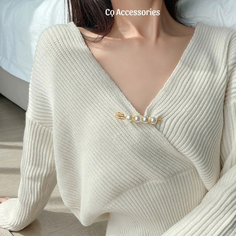 Ghim Cài Thắt Eo Lưng Điều Chỉnh Độ Rộng Quần Áo Phong Cách Hàn Quốc Phụ Kiện Nữ Empoli
