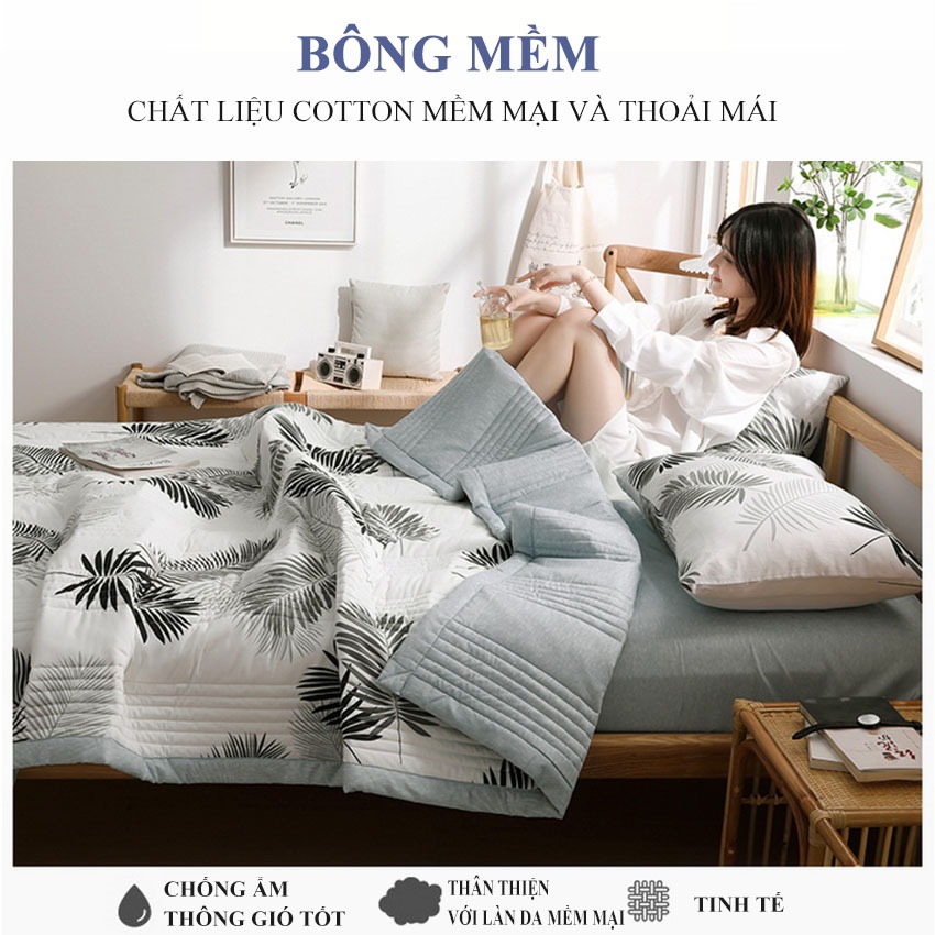 Chăn Mùa Hè PANTENE, Chăn Điều Hòa, Thiết Kế Sang Trọng, Vải Mát Lạnh, Kháng Khuẩn Tốt, Hút Ẩm Nhanh