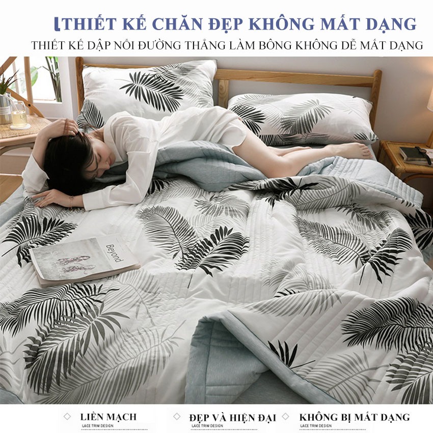 Chăn Mùa Hè PANTENE, Chăn Điều Hòa, Thiết Kế Sang Trọng, Vải Mát Lạnh, Kháng Khuẩn Tốt, Hút Ẩm Nhanh