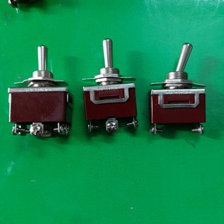 Combo 5 Công tắc gạt nâu 2 chân, 3 chân, 6 chân loại 1. Công tắc điện ô tô.
