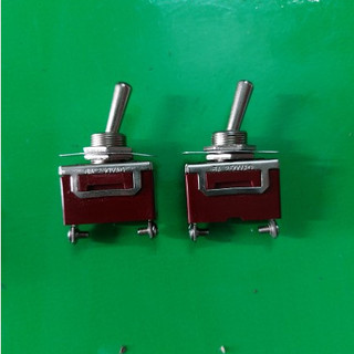 Combo 5 Công tắc gạt nâu 2 chân, 3 chân, 6 chân loại 1. Công tắc điện ô tô.