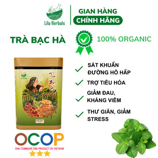 Trà Bạc Hà dạng sấy khô - 100% organic -  Dược thảo Lila