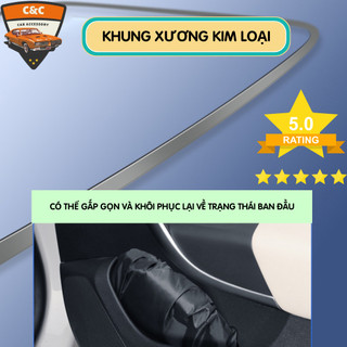 Tấm che kính lái ô tô titan 2 lớp chống nắng. Miếng che kính lái xe hơi cách nhiệt giảm nhiệt độ