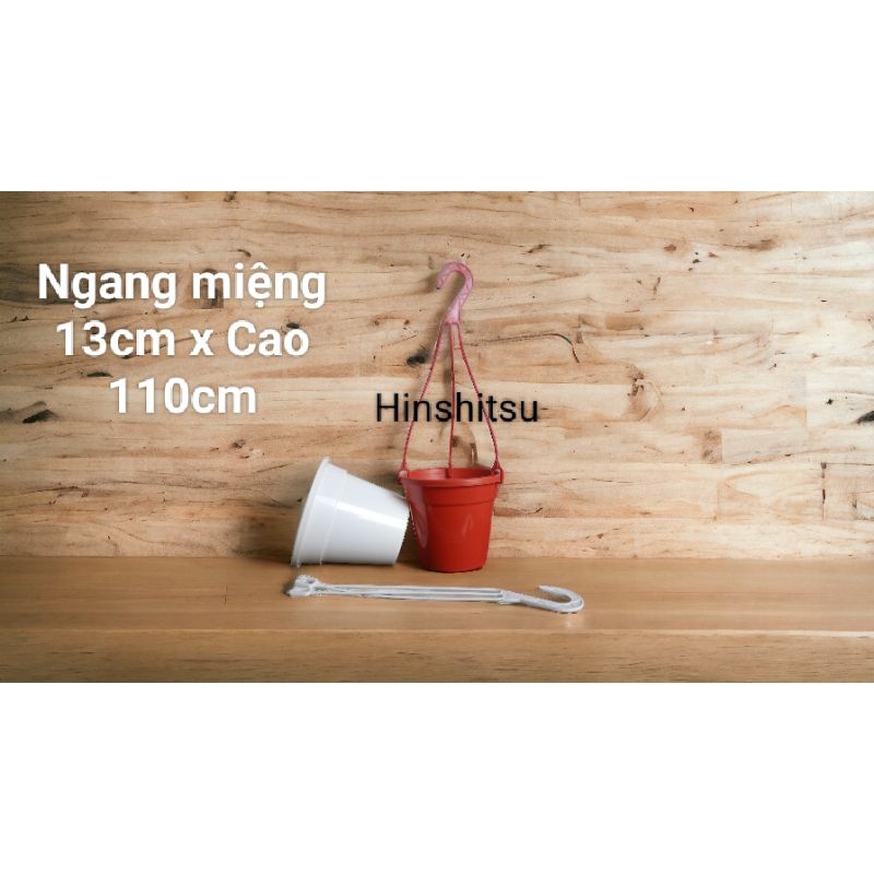 Chậu Treo mini (kèm dây) - Combo 5 Chậu treo mini size (130mmx110mm ...