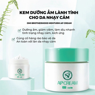 Kem Dưỡng Ẩm Lành Tính Dành Cho Da Nhạy Cảm Omi Menturm Nhật Bản (90g/hũ)
