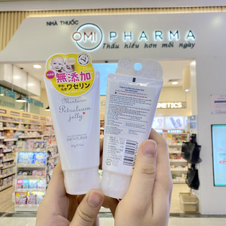 Thạch Dưỡng Ẩm Omi Menturm Petroleum Jelly Nhật Bản (60g/Tuýp)