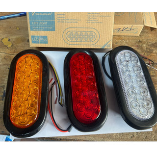 Đèn hậu Led bầu dục SD 2019, đèn hậu Led thuyền điện 12v 24v dùng cho ô tô, xe tải. (giá 1 chiếc)