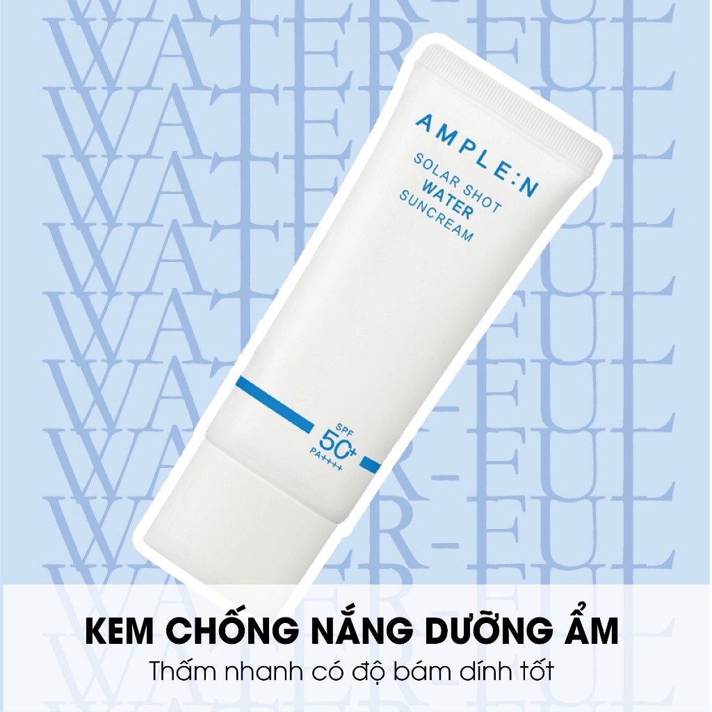 Ảnh Kem Chống Nắng Dưỡng Ẩm Ample:n Solar Shot Water Suncream 40ML 2
