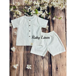 [JUNE LINEN - Kids] Bộ LINEN cho bé trai 4kg -> 20kg. Nhiều màu. Ảnh thật. Có hỏa tốc.