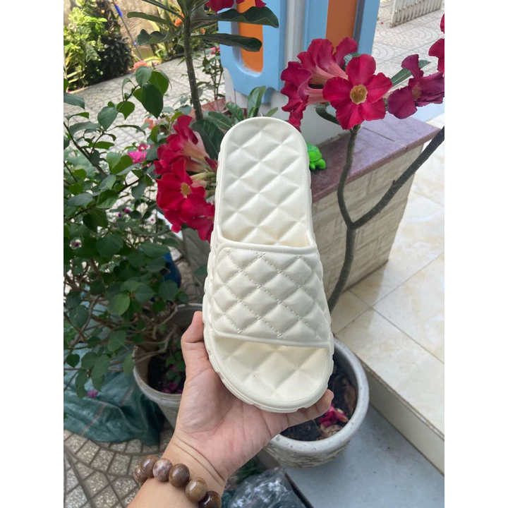 Dép bánh mì nữ CARO đế cao 5cm, dép quai ngang độn đế, nhẹ, êm chân - Đế Cao - Tạp Hoá Bé Ty, Vanila Kids shop