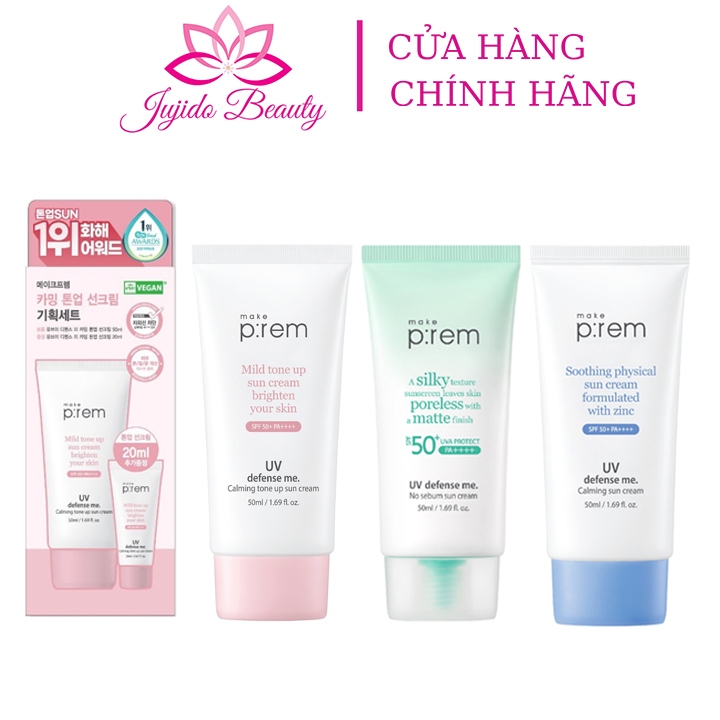 Kem chống nắng Make P:rem 50ml Hàn Quốc Make Prem SPF 50+ PA++++ kiềm ...