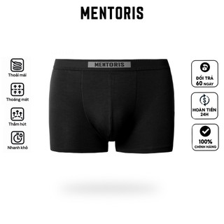 Quần lót nam boxer MENTORIS, ôm sát cơ thể, co giãn 4 chiều, kháng khuẩn, khử mùi MBX02