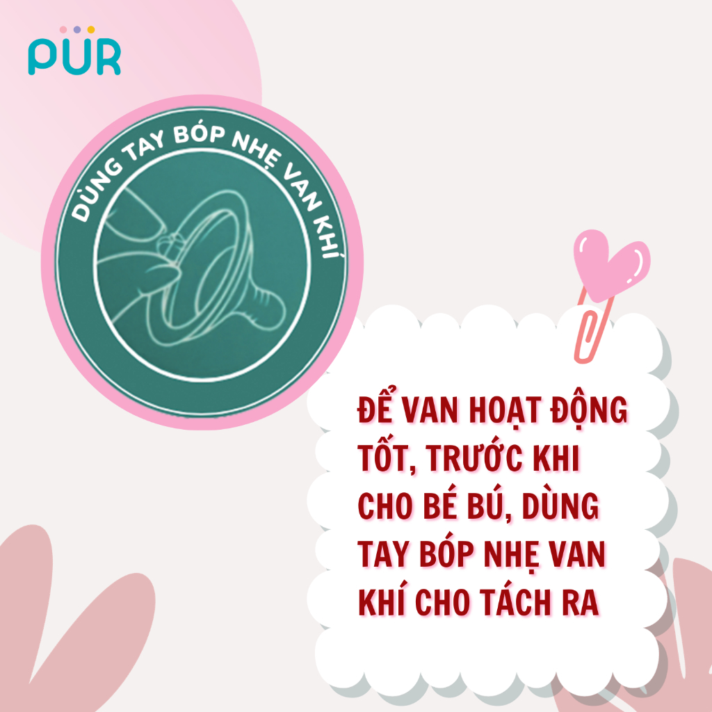Ảnh Bình sữa Pur Comfort + núm mềm Advanced + khăn 20 tờ 4